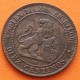 ESPAÑA Gobierno Provisional 10 CENTIMOS 1870 OM DAMA y LEON KM.661 MONEDA DE BRONCE MBC Spain R/4