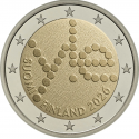 . @01 / JUNIO Envío@ FINLANDIA 2 EUROS 2026 RADIO YLEIS TELEVISIÓN PÚBLICA 1ª MONEDA CONMEMORATIVA SC