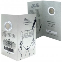 . @09 de JUNIO ENVÍO - PROOF@ ESPAÑA CARTERA FNMT 2 EUROS 2026 INCLUSIÓN ARTÍCULO 49 Tirada 5.000 MONEDA CONMEMORATIVA