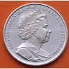ISLAS VIRGENES BRITANICAS 1 DOLAR 2002 REINA ISABEL y PRINCIPE CARLOS DE NIÑO KM.213 MONEDA DE NICKEL SC- British Virgin Islands
