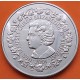 ISLAS MALVINAS - FALKLAND 50 PENIQUES 2001 REINA ISABEL II JOVEN 75 ANIVER. KM.71 MONEDA DE NICKEL SC- 50 Pence