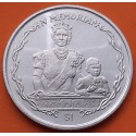 ISLAS VIRGENES BRITANICAS 1 DOLAR 2002 REINA ISABEL y PRINCIPE CARLOS DE NIÑO KM.213 MONEDA DE NICKEL SC- British Virgin Islands