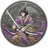 . @03 de JUNIO ENVÍO - 500 uds@ ESTADOS UNIDOS 1 ONZA 2026 SAMURAI MIYAMOTO MUSASHI PLATA PURA Oz LEGENDARY WARRIORS