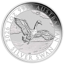 . @03 de JUNIO ENVÍO@ AUSTRALIA 1 DOLAR 2026 CISNE Silver Swan MONEDA DE PLATA PURA 9999 cápsula ONZA OZ