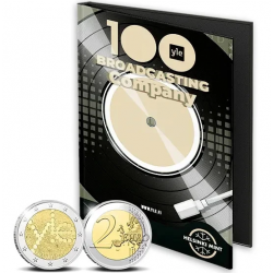 . @03 de JUNIO Envío - PROOF ESTUCHE@ FINLANDIA 2 EUROS 2026 RADIO YLEIS TELEVISIÓN PÚBLICA 1ª MONEDA CONMEMORATIVA