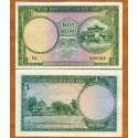 VIETNAM 1 DONG 1956 TEMPLOS SAGRADOS Régimen Comunista Pick 1 BILLETE SC South Vietnam