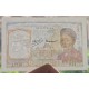 INDOCHINA 1 PIASTRA 1946 DAMA y AGRICULTOR Pick 54C BILLETE MBC + DOBLEZ French Banque De L'Indochine 1 Piastre BANKNOTE Laos