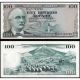 ISLANDIA 100 KRONUR 1961 TRYGGVI GUNNARSSON y REBAÑO DE OVEJAS Pick 44.A (11) BILLETE SC Iceland UNC BANKNOTE