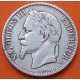 FRANCIA 5 FRANCOS 1867 BB Ceca de ESTRASBURGO Emperador NAPOLEON III KM.799.2 MONEDA DE PLATA MBC- Republique Francaise R/1