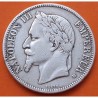 FRANCIA 5 FRANCOS 1867 BB Ceca de ESTRASBURGO Emperador NAPOLEON III KM.799.2 MONEDA DE PLATA MBC- Republique Francaise R/1