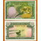 VIETNAM 5 DONG 1955 AVE SAGRADA y AGRICULTOR CON BUEY Régimen Comunista Pick 2 BILLETE SC South Vietnam
