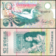 SEYCHELLES 10 RUPIAS 1983 AVE EN NIDO y NATIVA Pick 28 BILLETE SC 10 Rupees UNC BANKNOTE