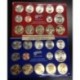 2007 UNITED STATES MINT UNCIRCULATED COIN SET D+P ESTADOS UNIDOS 1+5+10+25 CENTAVOS + 1/2 + 1 DOLAR 2007 INDIA y PRESIDENTES