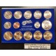 2008 UNITED STATES MINT UNCIRCULATED COIN SET D+P ESTADOS UNIDOS 1+5+10+25 CENTAVOS + 1/2 + 1 DOLAR 2008 INDIA y PRESIDENTES