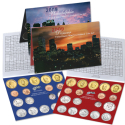 2009 UNITED STATES MINT UNCIRCULATED COIN SET D+P ESTADOS UNIDOS 1+5+10+25 CENTAVOS + 1/2 + 1 DOLAR 2009 INDIA y PRESIDENTES