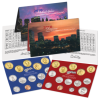 2010 UNITED STATES MINT UNCIRCULATED COIN SET D+P ESTADOS UNIDOS 1+5+10+25 CENTAVOS + 1/2 + 1 DOLAR 2010 INDIA y PRESIDENTES
