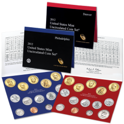 2012 UNITED STATES MINT UNCIRCULATED COIN SET D+P ESTADOS UNIDOS 1+5+10+25 CENTAVOS + 1/2 + 1 DOLAR 2012 INDIA y PRESIDENTES
