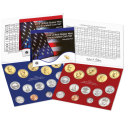 2013 UNITED STATES MINT UNCIRCULATED COIN SET D+P ESTADOS UNIDOS 1+5+10+25 CENTAVOS + 1/2 + 1 DOLAR 2013 INDIA y PRESIDENTES