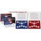 2018 UNITED STATES MINT UNCIRCULATED COIN SET D+P ESTADOS UNIDOS 1+5+10+10+25 CENTAVOS + 1/2 DOLAR KENNEDY + 1 DOLAR 2018