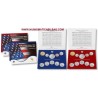 2018 UNITED STATES MINT UNCIRCULATED COIN SET D+P ESTADOS UNIDOS 1+5+10+10+25 CENTAVOS + 1/2 DOLAR KENNEDY + 1 DOLAR 2018