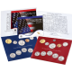 2018 UNITED STATES MINT UNCIRCULATED COIN SET D+P ESTADOS UNIDOS 1+5+10+10+25 CENTAVOS + 1/2 DOLAR KENNEDY + 1 DOLAR 2018