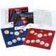 2019 UNITED STATES MINT UNCIRCULATED COIN SET D+P ESTADOS UNIDOS 1+5+10+10+25 CENTAVOS + 1/2 DOLAR KENNEDY + 1 DOLAR 2019