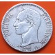 @ESCASA@ VENEZUELA 5 BOLIVARES 1910 LIBERTADOR SIMON BOLIVAR KM.24.2 MONEDA DE PLATA MBC- silver coin