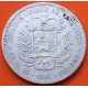@ESCASA@ VENEZUELA 5 BOLIVARES 1910 LIBERTADOR SIMON BOLIVAR KM.24.2 MONEDA DE PLATA MBC- silver coin