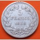 FRANCIA 5 FRANCOS 1838 W Ceca de LILLE Rey LOUIS PHILIPPE I KM.749.13 MONEDA DE PLATA MBC- Republique Francaise