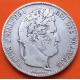 FRANCIA 5 FRANCOS 1838 W Ceca de LILLE Rey LOUIS PHILIPPE I KM.749.13 MONEDA DE PLATA MBC- Republique Francaise