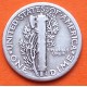 ESTADOS UNIDOS 10 CENTAVOS DIME 1927 P MERCURY KM.140 MONEDA DE PLATA MBC- USA silver coin