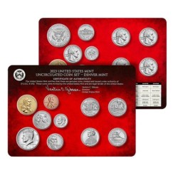 . 2023 UNITED STATES MINT UNCIRCULATED COIN SET D+P 25 Centavos AMERICAN WOMEN QUARTERS Estados Unidos 1 Centavo / 1 DOLAR 2023