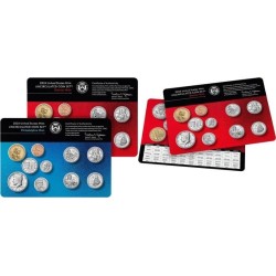 . 2024 UNITED STATES MINT UNCIRCULATED COIN SET D+P 25 CENTAVOS American Women Quarters ESTADOS UNIDOS 1 Centavo / 1 DOLAR 2024