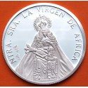 . 0,42 Onzas x CEUTA MEDALLA DE PLATA PURA 999 PERLA DEL MEDITERRANEO - VIRGEN DE ÁFRICA 13,20 gramos ESPAÑA 1980