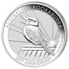 .@1 ONZA 2020@ AUSTRALIA 1 DOLAR 2020 KOOKABURRA PAJARO 30 ANIVERSARIO 1990 MONEDA DE PLATA PURA SC $1 Dollar Coin OZ silver