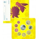 . @01 JULIO - Envío@ SAN MARINO CARTERA OFICIAL EUROS 2026 SC 1+2+5+10+20+50 Cts. 1€ + 2 EUROS 2026 + 5 EUROS 2026 PLATA ABEJAS