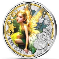 @ENVÍO HOY@ AUSTRIA 3 EUROS 2026 ELFO Serie Criaturas Místicas @COLORES@ 3ª MONEDA DE NICKEL Elfe