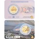 . @01 JULIO - Envío@ BELGICA 2 EUROS 2026 FERROCARRIL 100 Aniversario @COINCARD FRANCÉS@ 1ª MONEDA BIMETÁLICA Belgium