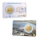 . @01 JULIO - Envío@ BELGICA 2 EUROS 2026 FERROCARRIL 100 Aniversario @COINCARD FRANCÉS@ 1ª MONEDA BIMETÁLICA Belgium