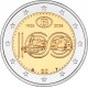 . @01 JULIO - Envío@ BELGICA 2 EUROS 2026 FERROCARRIL 100 Aniversario @COINCARD FRANCÉS@ 1ª MONEDA BIMETÁLICA Belgium