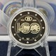 . @01 JULIO - Envío - PROOF@ BELGICA 2 EUROS 2026 FERROCARRIL 100 Aniversario ESTUCHE 1ª MONEDA BIMETÁLICA Belgium