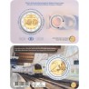 . @01 JULIO - Envío@ BELGICA 2 EUROS 2026 FERROCARRIL 100 Aniversario @COINCARD HOLANDÉS@ 1ª MONEDA BIMETÁLICA Belgium