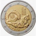 . @01 JULIO - Envío@ ESTONIA 2 EUROS 2026 SIPSIK Cuento infantil 1ª MONEDA CONMEMORATIVA Eesti Estonie euro coin
