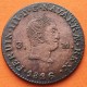 . @MUY RARA@ ESPAÑA Rey FERNANDO VII 3 MARAVEDIES 1826 Ceca de PAMPLONA MONEDA DE COBRE Spain 3 Maravedis 1826