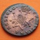 . @MUY RARA@ ESPAÑA Rey FERNANDO VII 3 MARAVEDIES 1826 Ceca de PAMPLONA MONEDA DE COBRE Spain 3 Maravedis 1826