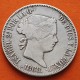 . @ESCASA@ ESPAÑA Reina ISABEL II 50 CENTAVOS DE PESO 1868 Ceca de MANILA KM.147 ISLAS FILIPINAS MONEDA DE PLATA MBC- R/2