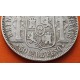 . @ESCASA@ ESPAÑA Reina ISABEL II 50 CENTAVOS DE PESO 1868 Ceca de MANILA KM.147 ISLAS FILIPINAS MONEDA DE PLATA MBC- R/2