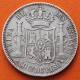 . @ESCASA@ ESPAÑA Reina ISABEL II 50 CENTAVOS DE PESO 1868 Ceca de MANILA KM.147 ISLAS FILIPINAS MONEDA DE PLATA MBC- R/2