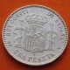 ESPAÑA Rey ALFONSO XIII 1 PESETA 1899 * 18 99 SGV ESCUDO KM.706 MONEDA DE PLATA EBC- Imperfecciones Spain silver coin R/3