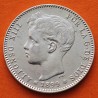 ESPAÑA Rey ALFONSO XIII 1 PESETA 1899 * 18 99 SGV ESCUDO KM.706 MONEDA DE PLATA EBC- Imperfecciones Spain silver coin R/3